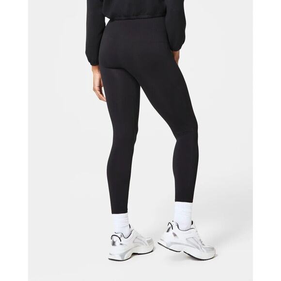 Spanx Women Seamless Leggings Look At Me Now High Waisted Black EcoCare Size NWT - Picture 2 of 5